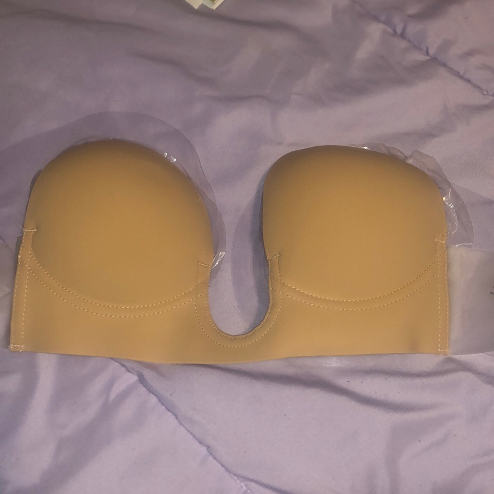 Victoria’s Secret nude backless push up bra. Never worn. Adhesive still on